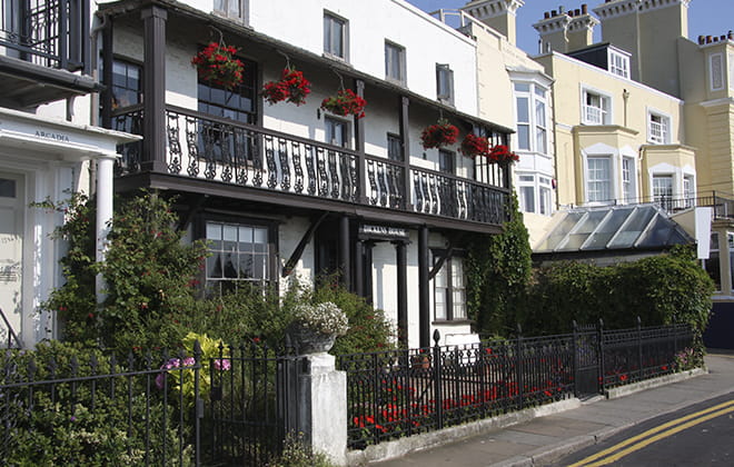 The front of Dickens House