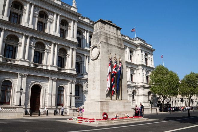 The Cenotaph, Whitehall London