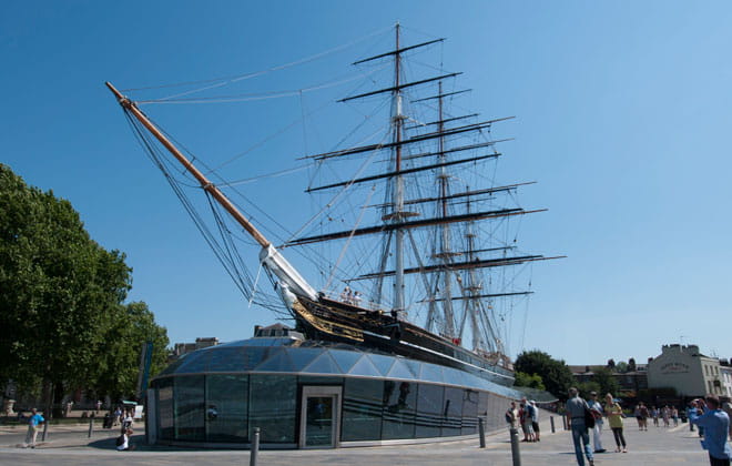 Cutty Sark in the sunshine