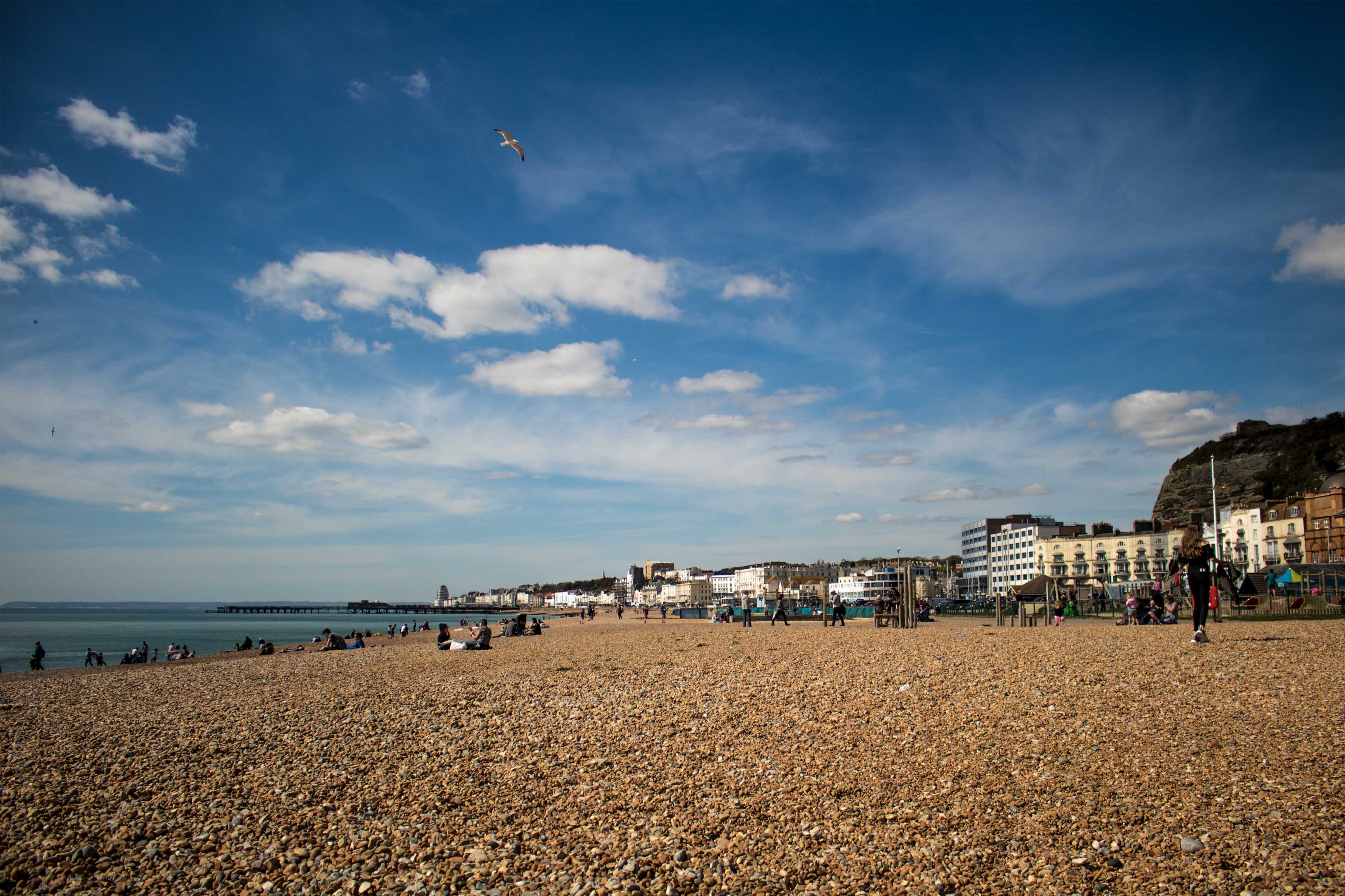 Hastings beach