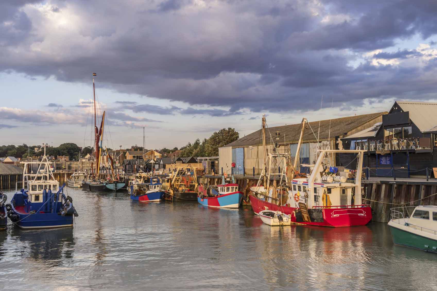 Boats in harbour