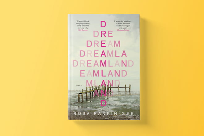 Dreamland book on yellow background