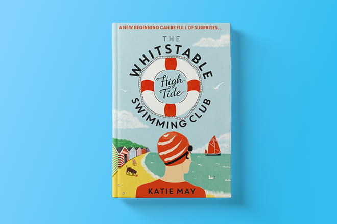 Whitstable Swimming Club book on blue background