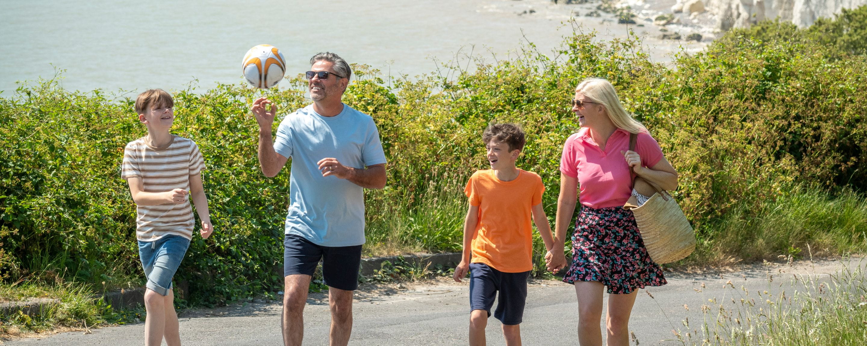family enjoying a holiday