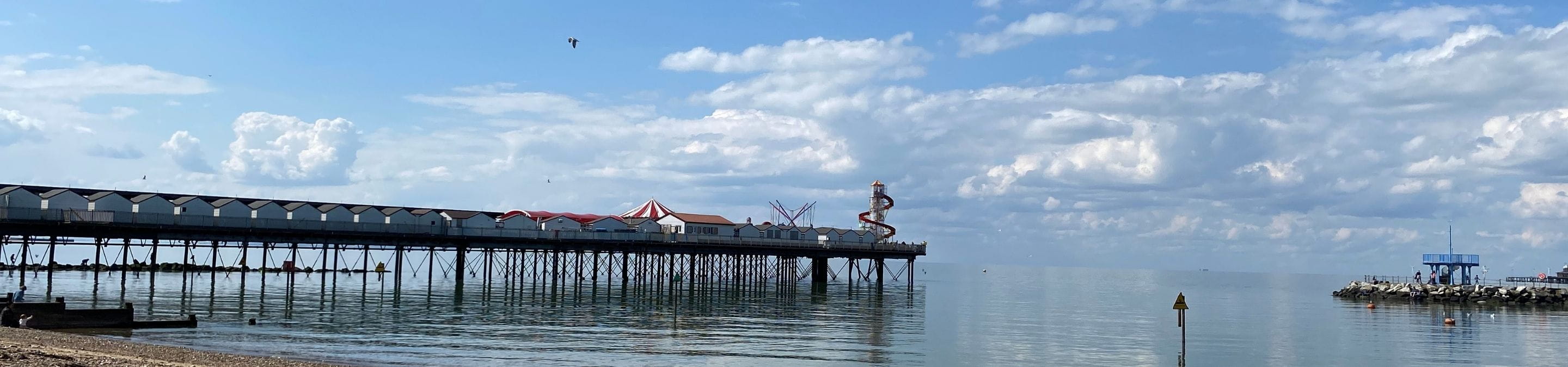 an aerial photo of Herne Bay