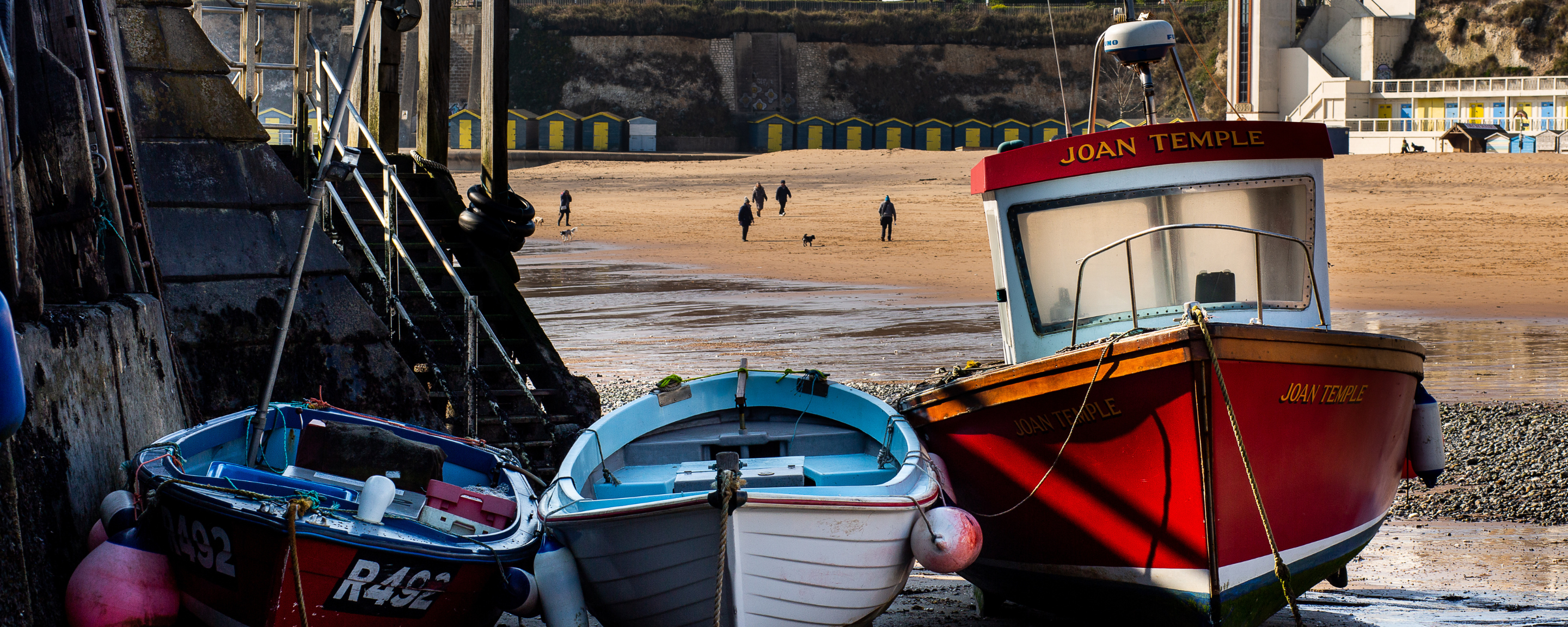 Boats in Broadstairs harbour 