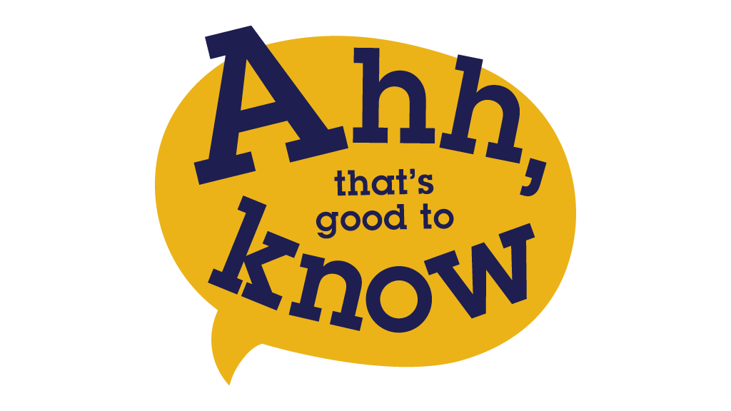 Ahh That's good to know in yellow speech bubble