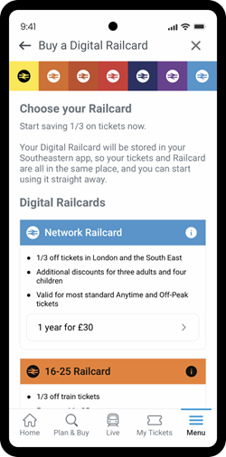 How To Use 16 25 Railcard With Oyster 16 - 25 Railcard