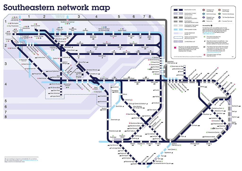 Amtrak Route Map Pdf Explore Our Network | Southeastern