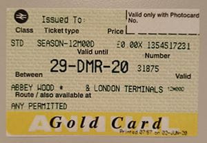 example of a Season ticket