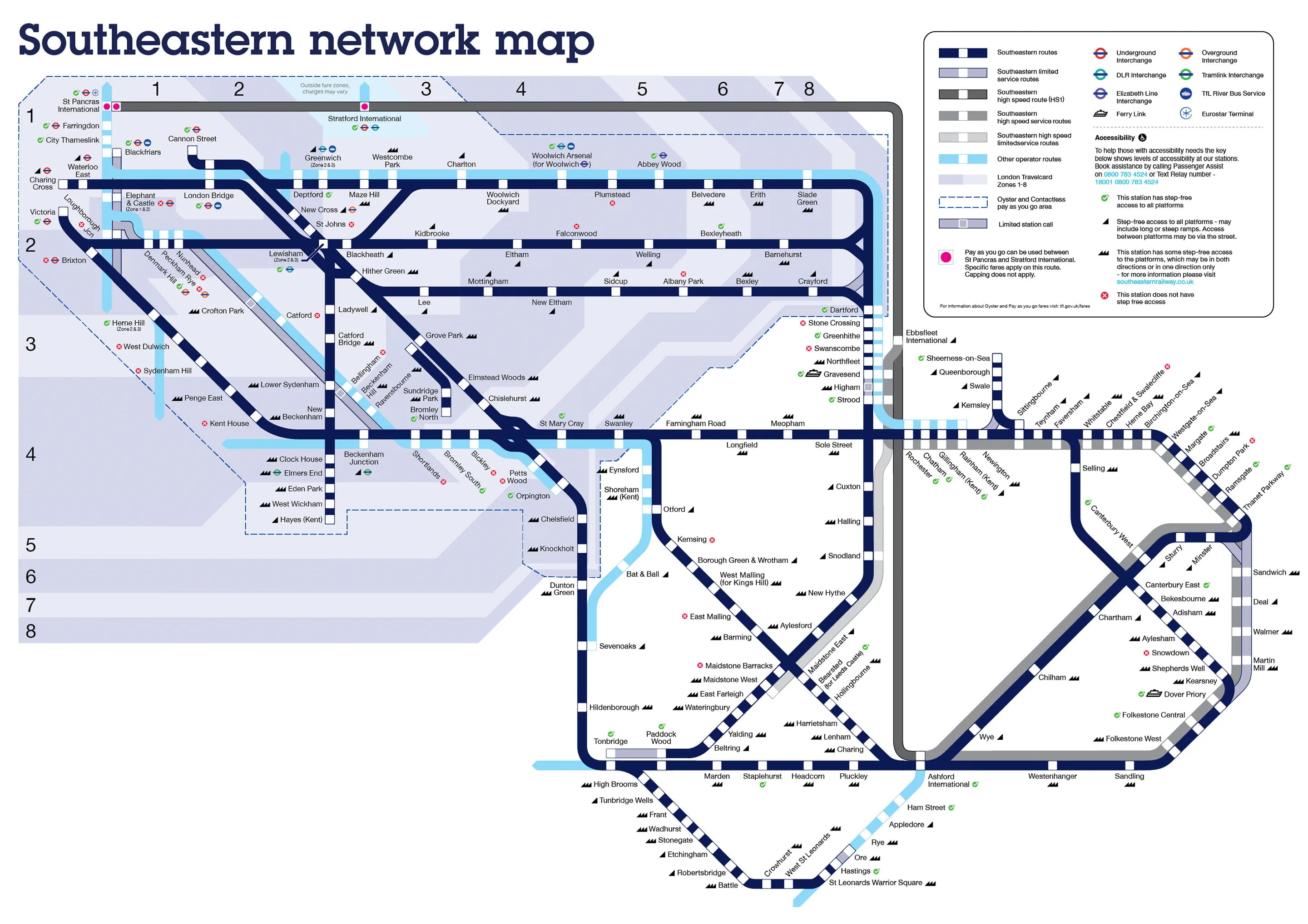 Southeastern Network Map
