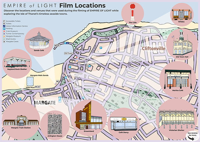 Empire of Light filming locations map