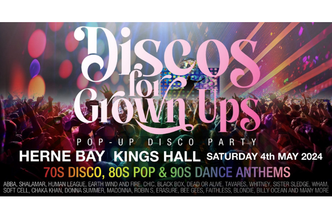 Disco for grown ups poster