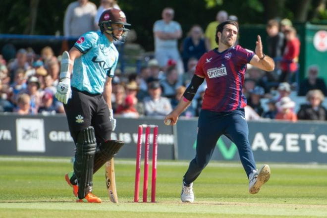 Spitfires vs Surrey T20 cricket
