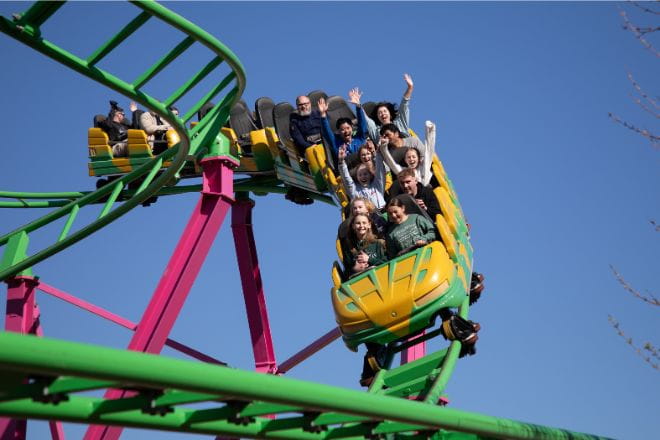Rollercoaster at Dreamland in Margate