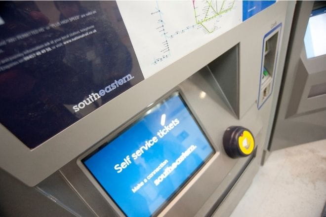 a ticket machine