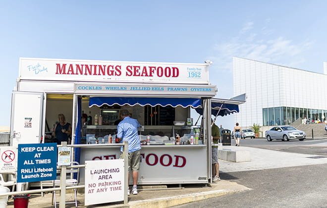 Mannings seafood stall