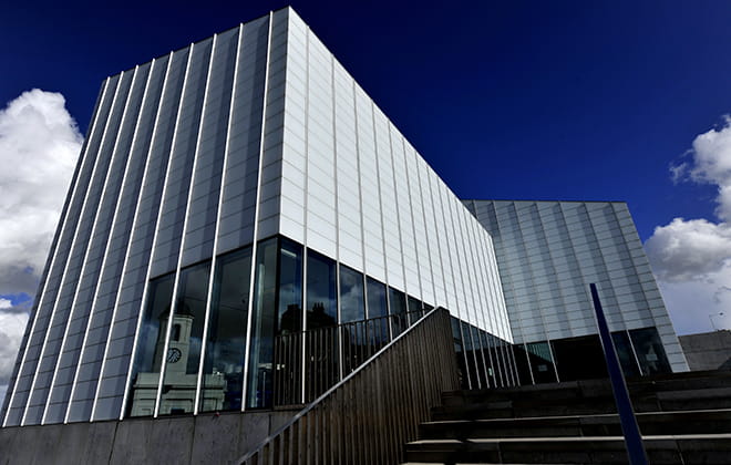 The front of the Turner Contemporary art gallery
