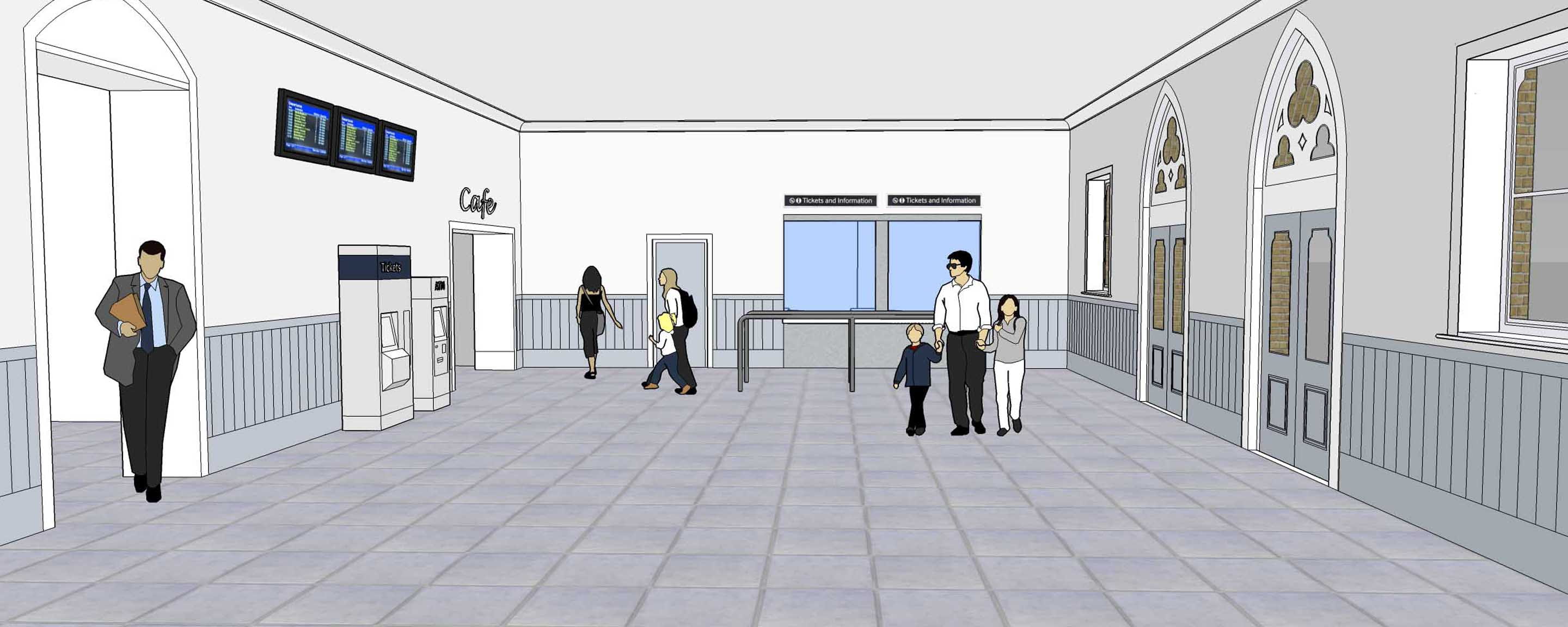Herne Hill station architectural design