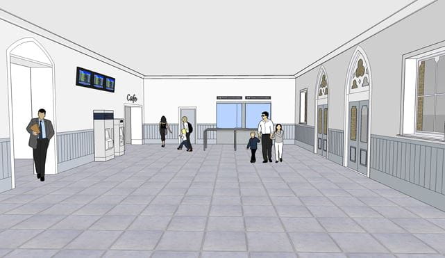 Herne Hill station architectural drawing