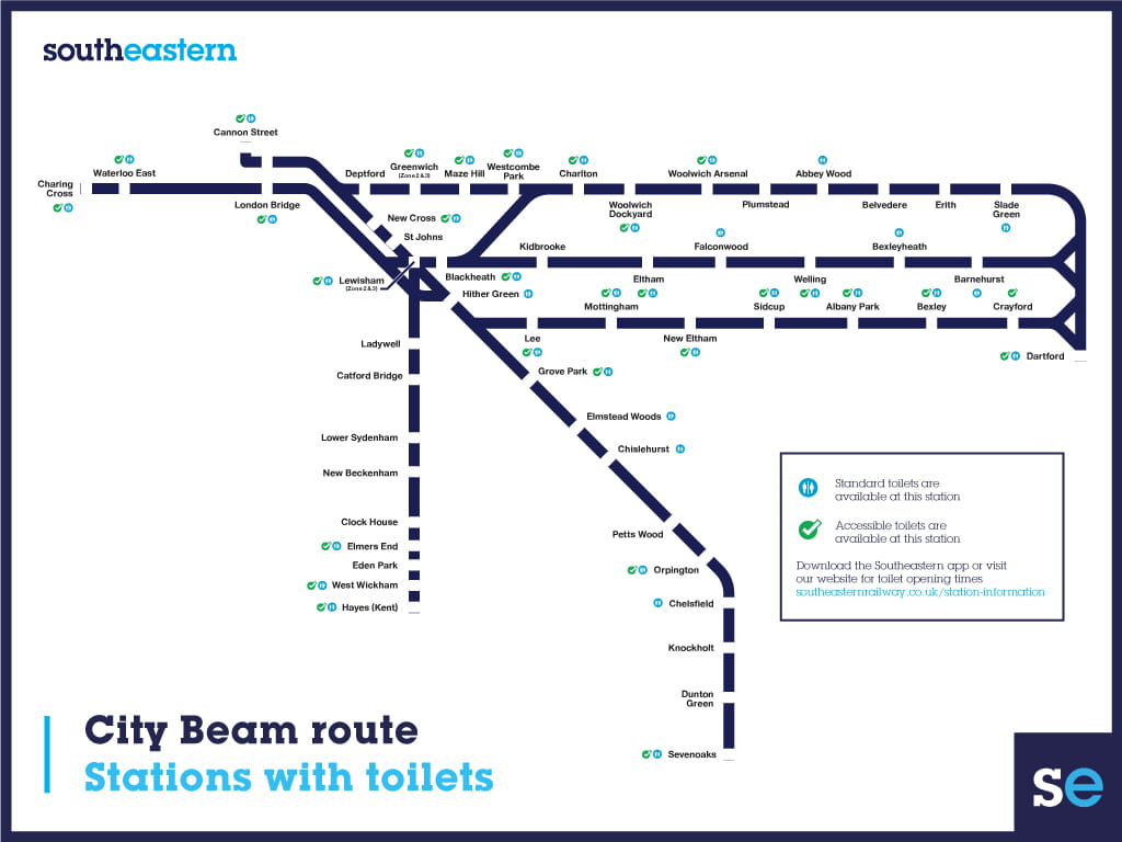 City Beam toilet map